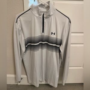 Under Armour Golf 1/4 Zip - White (Size M)